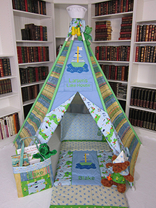 Sailboat Themed Play Tent