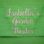 Butterfly Puppet Theater - Name Plaque