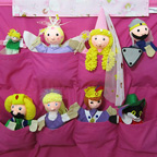 Fairy Puppet Theater - Back Pockets for Puppets