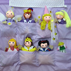 Princess Puppet Theater - Back Pockets for Puppets